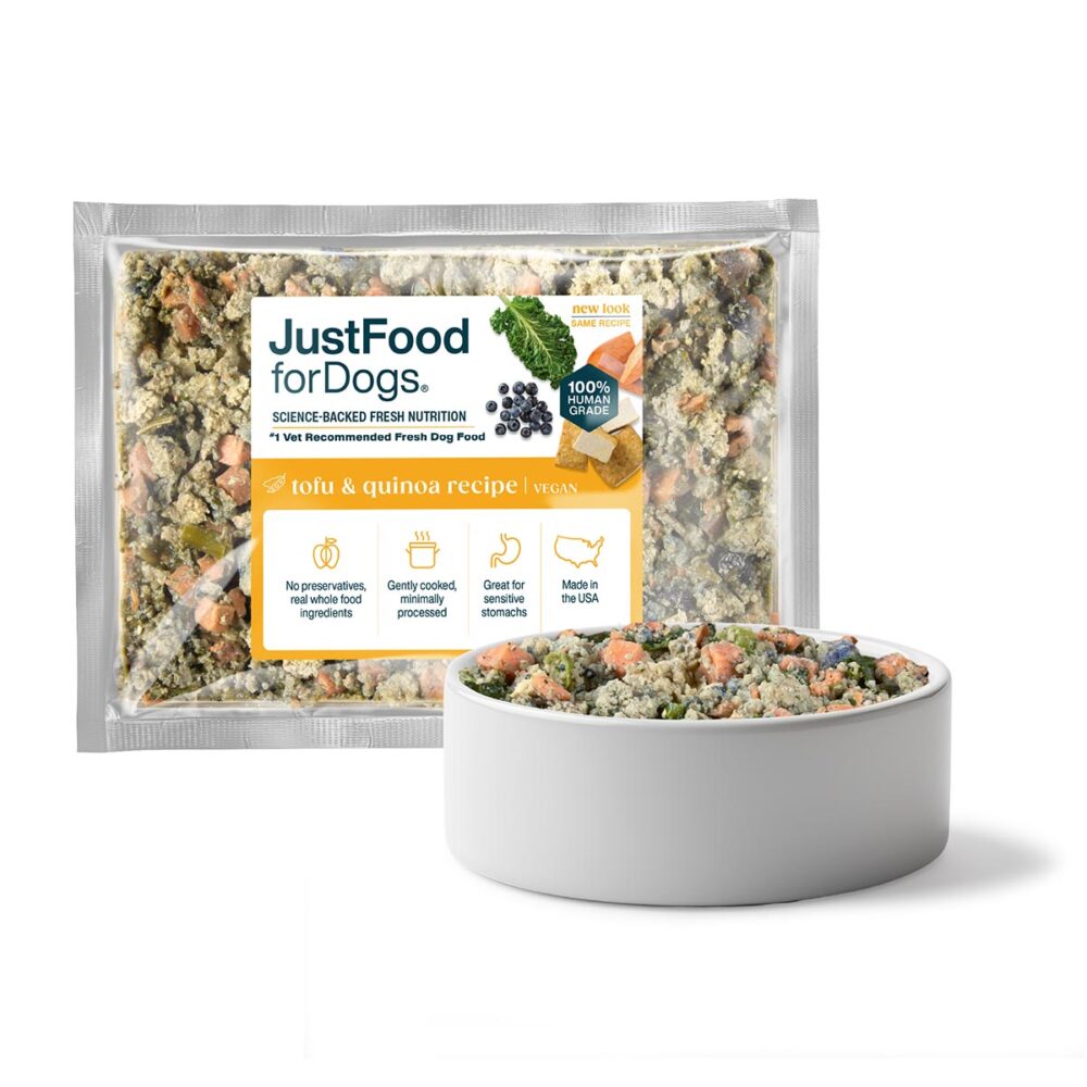 tofu quinoa vegan dog food