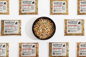 fresh dog food display