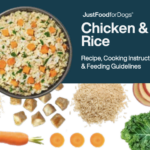chicken and rice recipe card